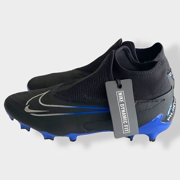 Nike Phantom GX Pro DF FG "Shadow Pack" Black DD9465-040 Blue Mens size 9.5 New - Picture 4 of 8